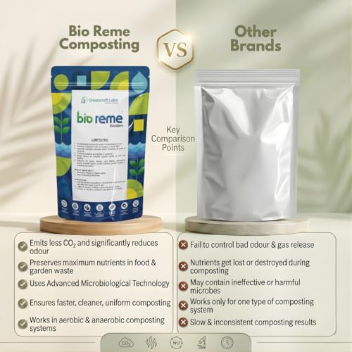 Bio Reme Compost Maker Powder (1kg) - Eco-Friendly Microbes for Faster, Odor-Free Composting & Richer Soil - Image 5