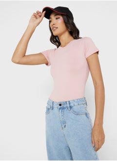 Ginger Basics Crew Neck Polyamide Bodysuit  - Image 1