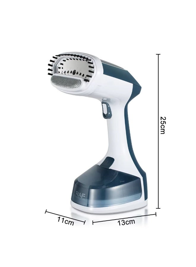 آر إيه أف ماكينة كي الملابس المحمولة RAF R.1288 – مكواة بخارية بقوة 1500 واط مع نفاثة بخار مستمرة، تصميم صغير ومحمول، مناسبة لجميع الأقمشة، مع ضوء مؤشر - Image 2