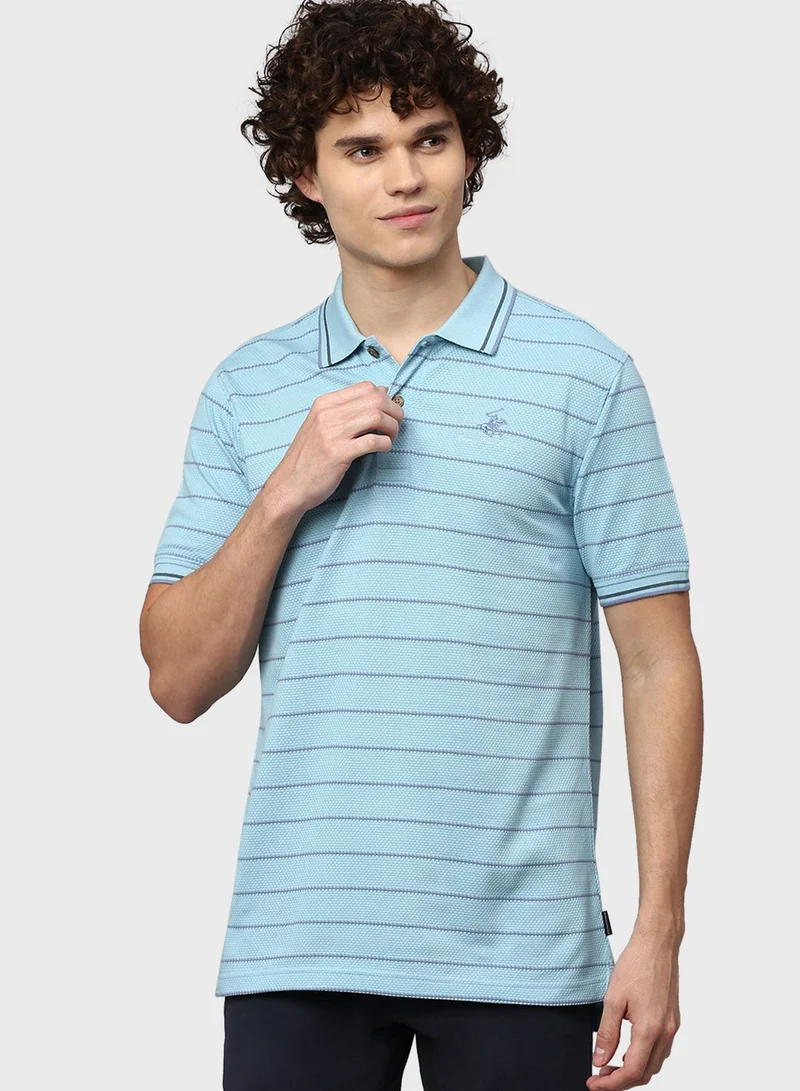 bhpoloclub Stripe Polo
