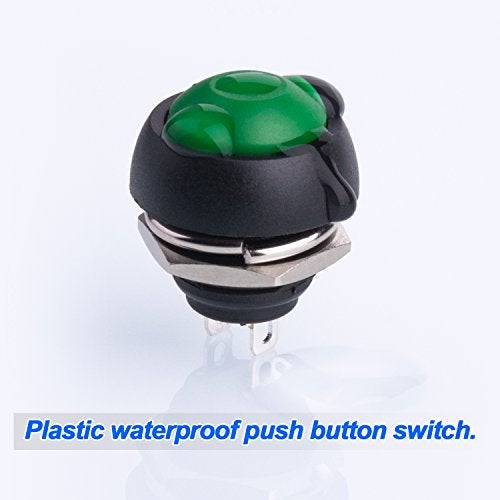 Awpeye 12MM Waterproof Momentary Push Button Switch 15PCS ON- Off Switch (5 Colors) - Image 5