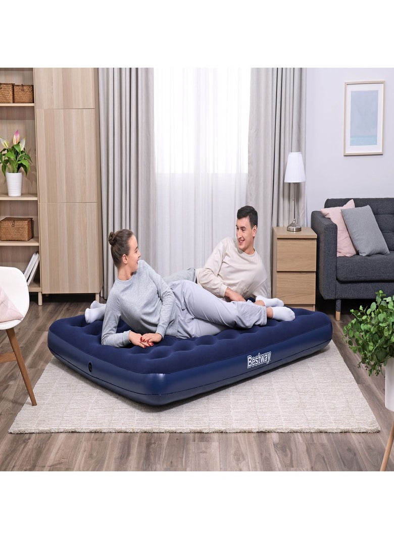 Bestway - Flocked Air Bed/Queen 203X152X22Cm -26-67003 - Image 1