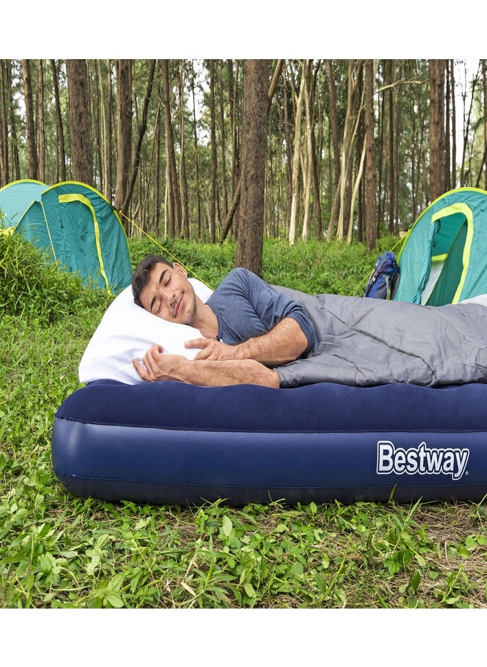 Bestway - Flocked Air Bed/Queen 203X152X22Cm -26-67003 - Image 1