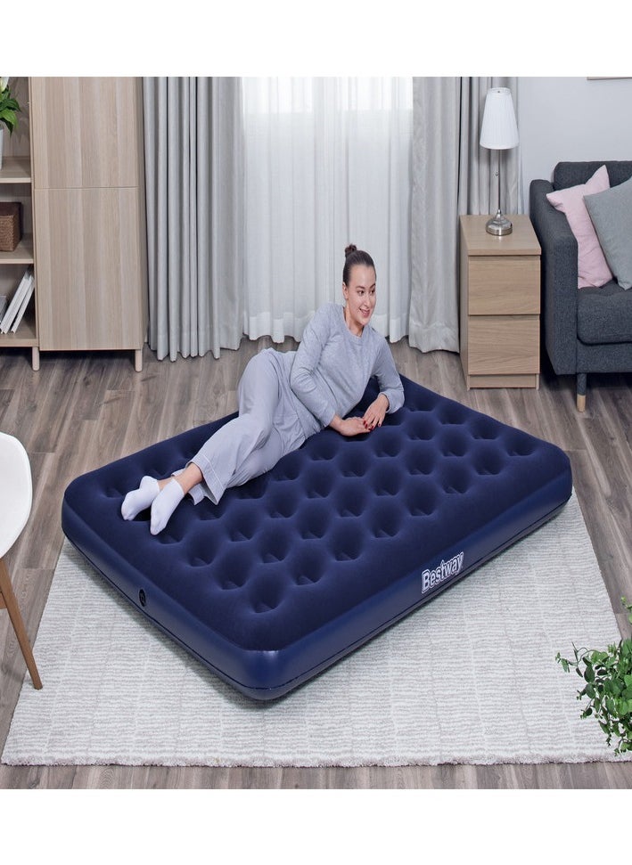 Bestway - Flocked Air Bed/Queen 203X152X22Cm -26-67003 - Image 1