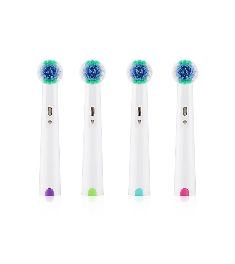 Professional Electric Toothbrush Replacement Heads 4pcs Interdental Cleaner Deep Cleaning Sensitive Gum Care Ultra Sensitive Cleaning Head For Various Models - Image 3