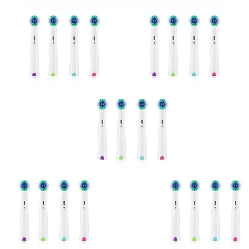 Professional Electric Toothbrush Replacement Heads 4pcs Interdental Cleaner Deep Cleaning Sensitive Gum Care Ultra Sensitive Cleaning Head For Various Models - Image 2