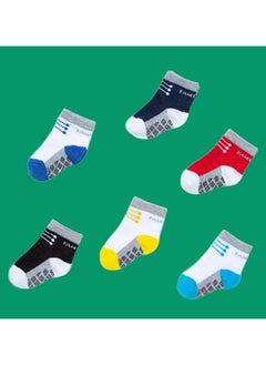 Generic Cotton Baby Socks for Newborns – 4 Perfect Pieces for Every Day! (Multi-colored)  - Image 4