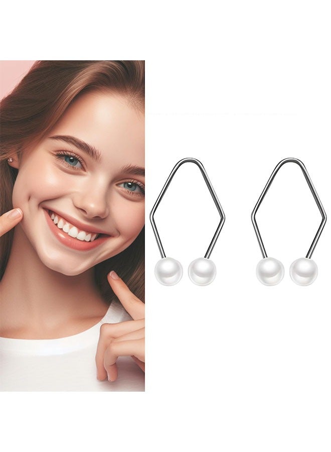 SYOSI 2-Piece Dimple Makers for Cheeks, Face Lift, Develop Natural Dimples, Easy to Use  - Image 1