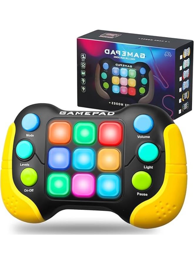 Gamepad Electronic pop-up Game 999 Levels Light up Play Fidget Toys,Handheld Sensory Modes for Children Adults Push Button gamepads Press Push Games,5 Modes of Newly Upgraded Stress Relief Party Toy Gift - Image 1