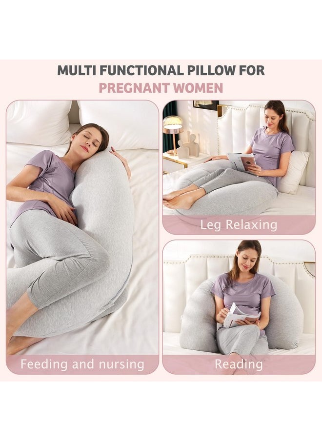 Zomee Comfort Pregnancy Pillow - J Shaped Maternity Pillow for Side Sleeping & Nursing Cozy Support for Neck,Head, Back and Belly, Includes Soft Cover - pzsku/Z2FD1CBE5AF06A54C4A93Z/45/_/1737031211/908ba0be-6cba-4e85-9327-df9f739c1d3f