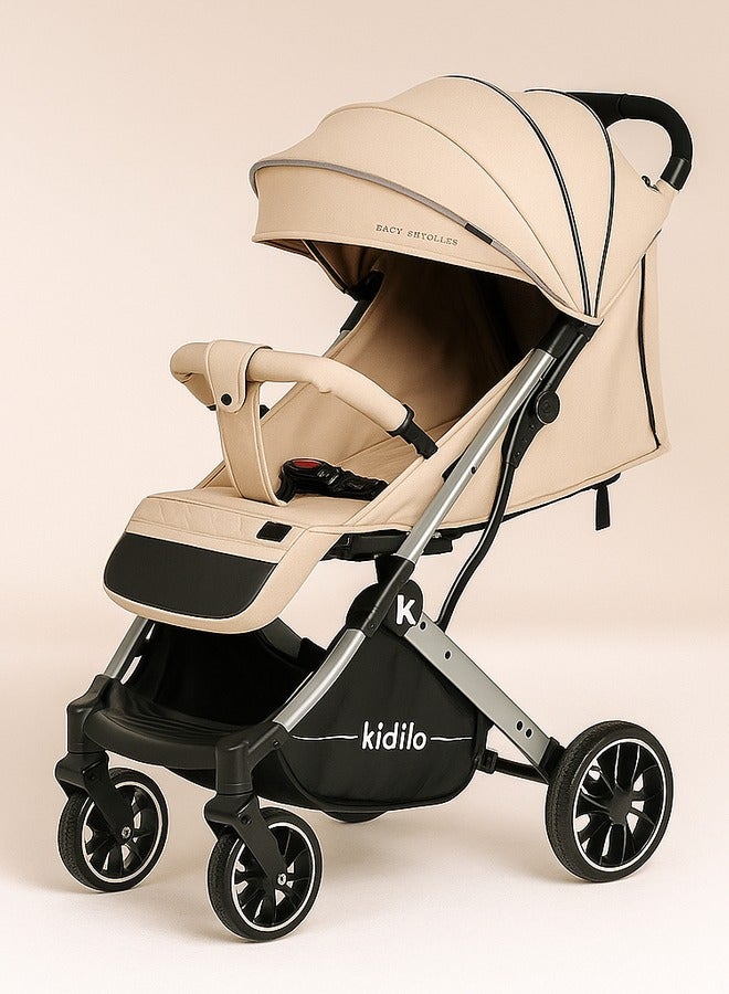 كيديليو ستروللر كيديلو K12 ( Stroller weight 8.6 KG ) لون كاكي - Image 3