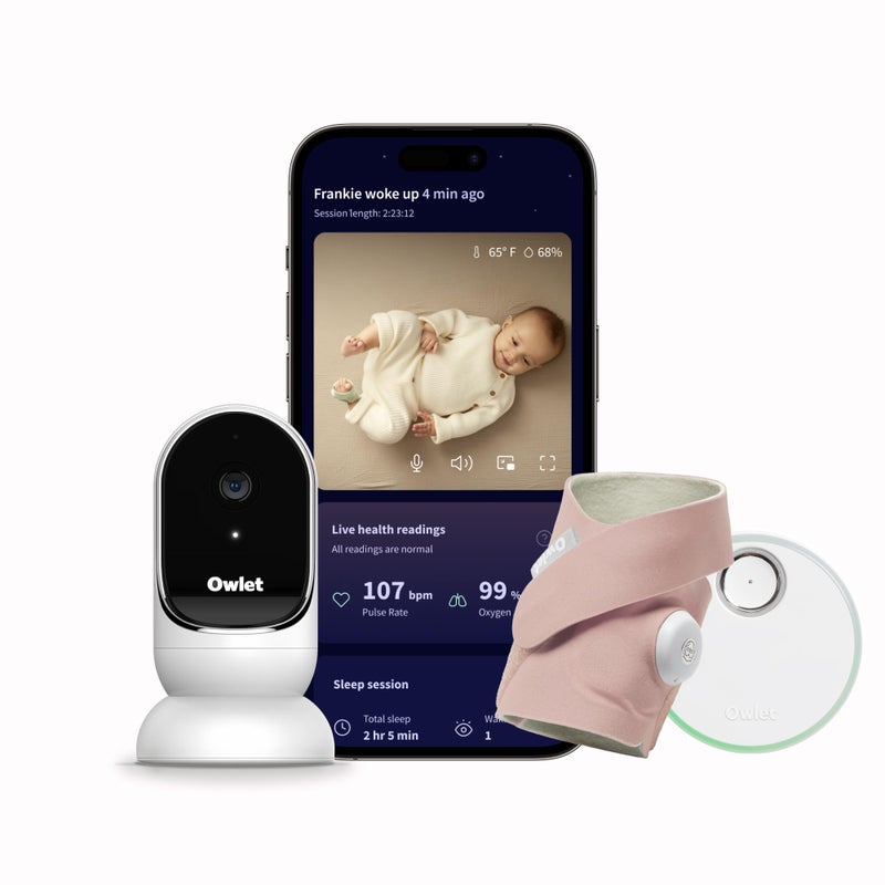 Owlet ® Dream Duo Smart Baby Monitor: FDA-Cleared Dream Sock® plus  Cam 2- Tracks  Notifies for Pulse Rate  Oxygen while viewing Baby in 1080p HD WiFi Video - Image 1