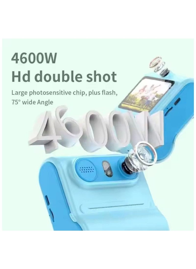 Generic Thermal Printer LK001 Portable Wireless Kids Camera blue  - Image 5