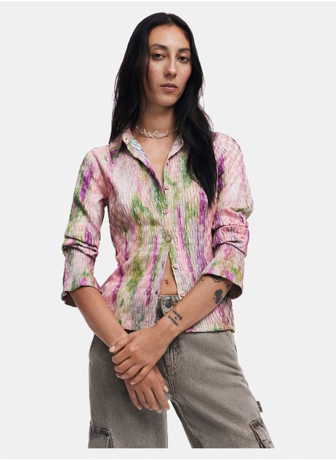Watercolor gradient blouse