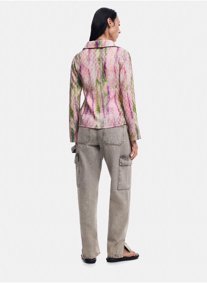DESIGUAL - Watercolor gradient blouse - Image 1