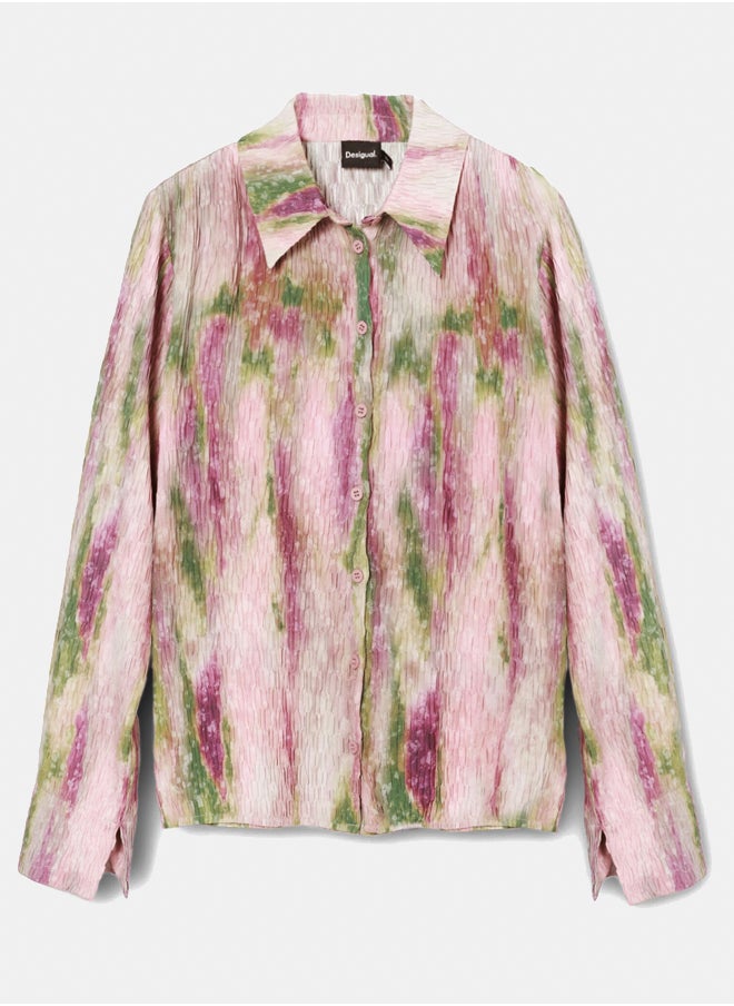 DESIGUAL - Watercolor gradient blouse - Image 1