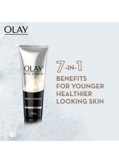 Olay Foaming Cleanser | Face Wash | Clear And Even Skin | With Glycerin | Normal, Oily, Dry, Combination Skin | 100G (Total Effects Exfoliating)  - Image 4