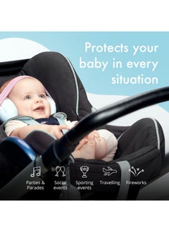 Alpine Muffy Baby Ear Protection For Babies And Toddlers Up To 36 Months - Ce & Ansi Certified - Noise Reduction Earmuffs - Comfortable Baby Headphones Against Hearing Damage & Improves Sleep - Pink  - Image 5