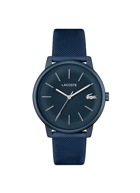 Men Analog Round Shape Silicone Wrist Watch 42 mm