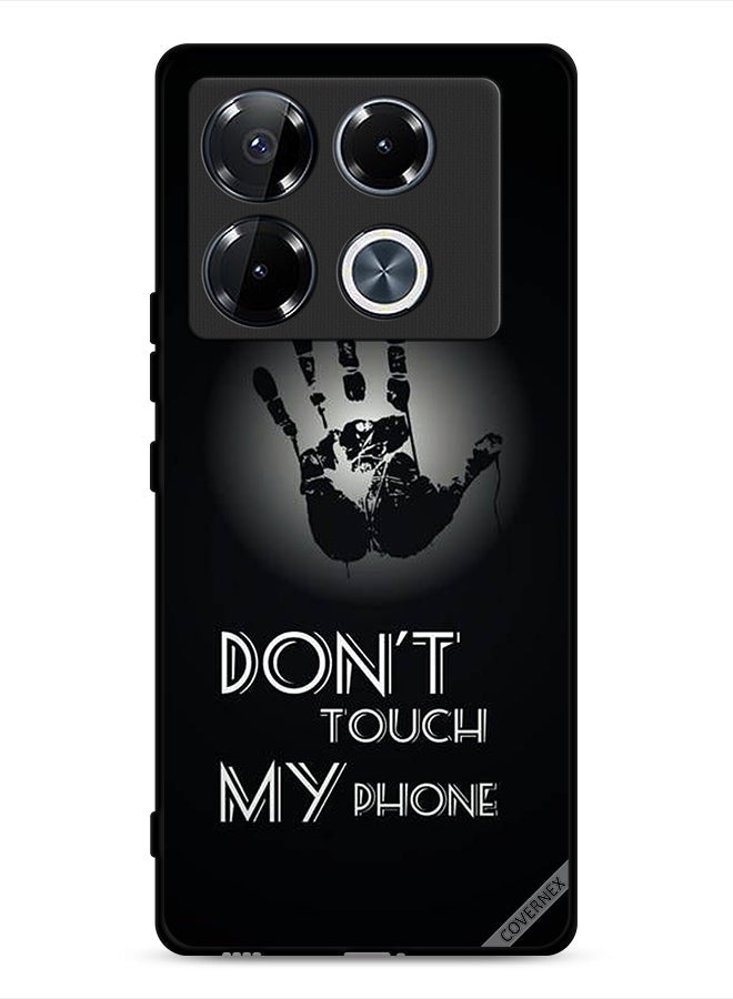 Covernex Infinix Note 40 Pro Plus 5G Protective Case Cover Don't Touch My Phone Hand - Image 1