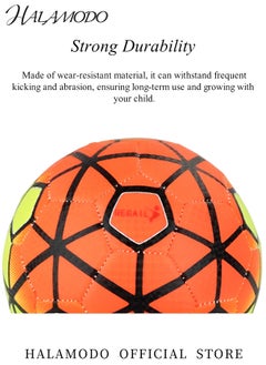 HALAMODO Kids Soccer Ball High Performance Indoor Ball with Excellent Grip and Control Competitive Quality Ball Traditional Soccer Ball for Playing Training  - Image 5