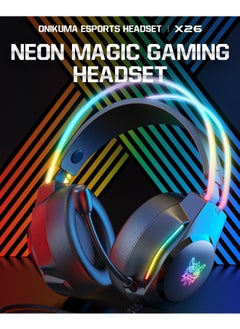 onikuma Onikuma X26 Wired Gaming Headphone for PC/PS4/PS5/Mac/Phone/Xbox/Switch  - Image 3