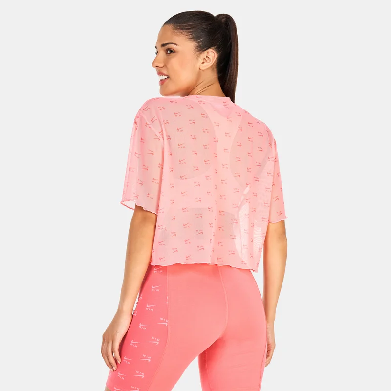 Nike Women's Sportswear Air Allover Mesh Crop Top