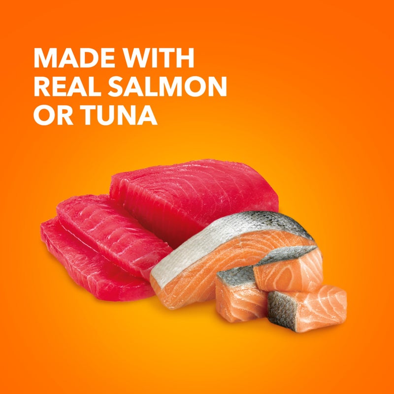 IAMS Perfect Portions Indoor Adult Wet Cat Food Cuts in Gravy Variety Pack, Salmon and Tuna Recipes, 2.6 oz. Easy Peel Twin-Pack Trays (12 Count, 24 Servings) - Image 5