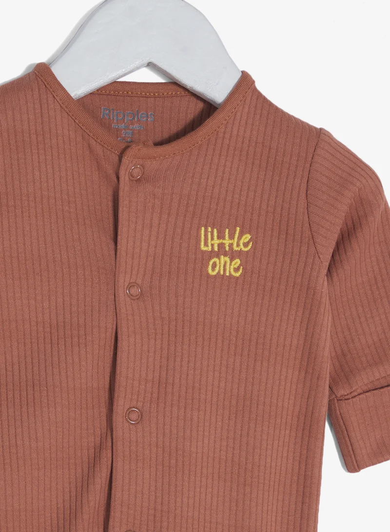 Ripples  Baby Romper Long Sleeved With Closed Feet for Men | Best Price UAE