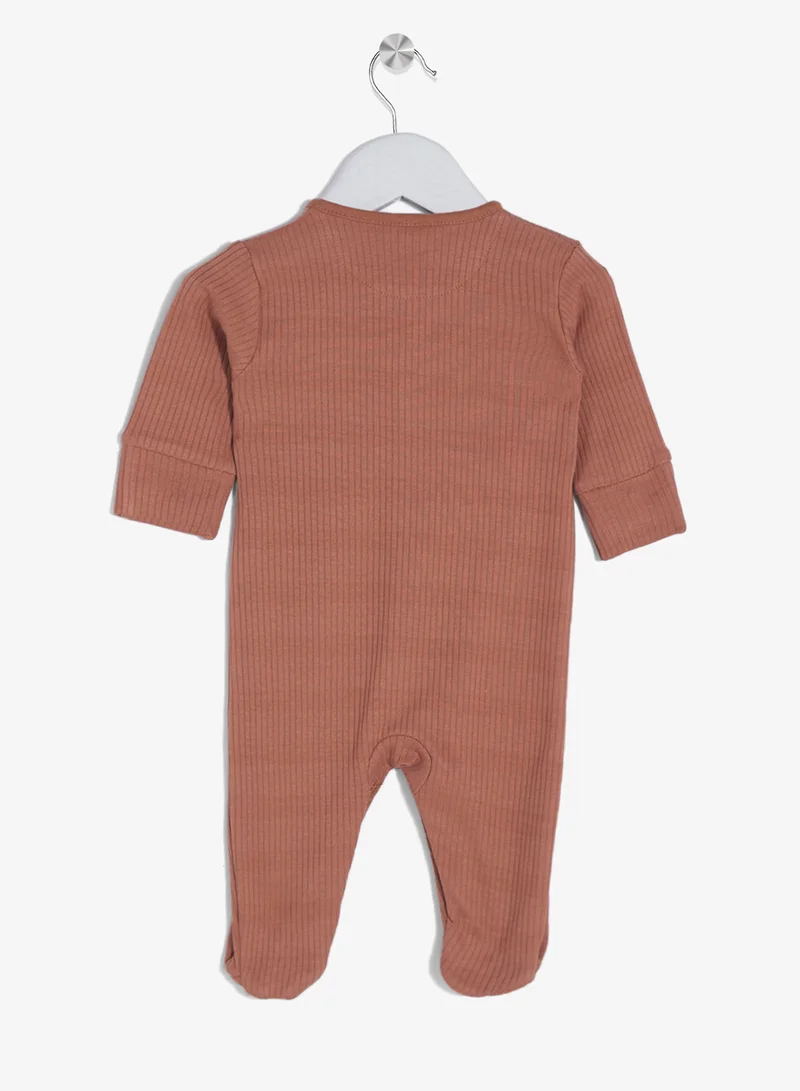 ريبلز مع نمشي رومبر أطفال بأكمام طويلة وأقدام مغلقة