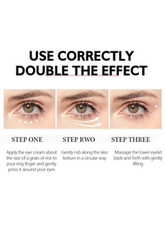 VEZE Nicotinamide Eyes Cream with Hyaluronic Acid for Dark Circles Fading Eye Bags Against Puffiness Moisturizing Eye Care Gel  - Image 4
