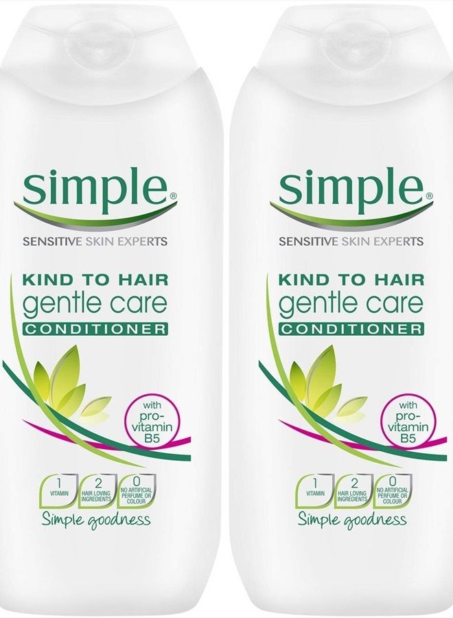 simple Kind To Hair Gentle Care Conditioner, 6.7 Ounce / 200 Ml (Pack of 2)