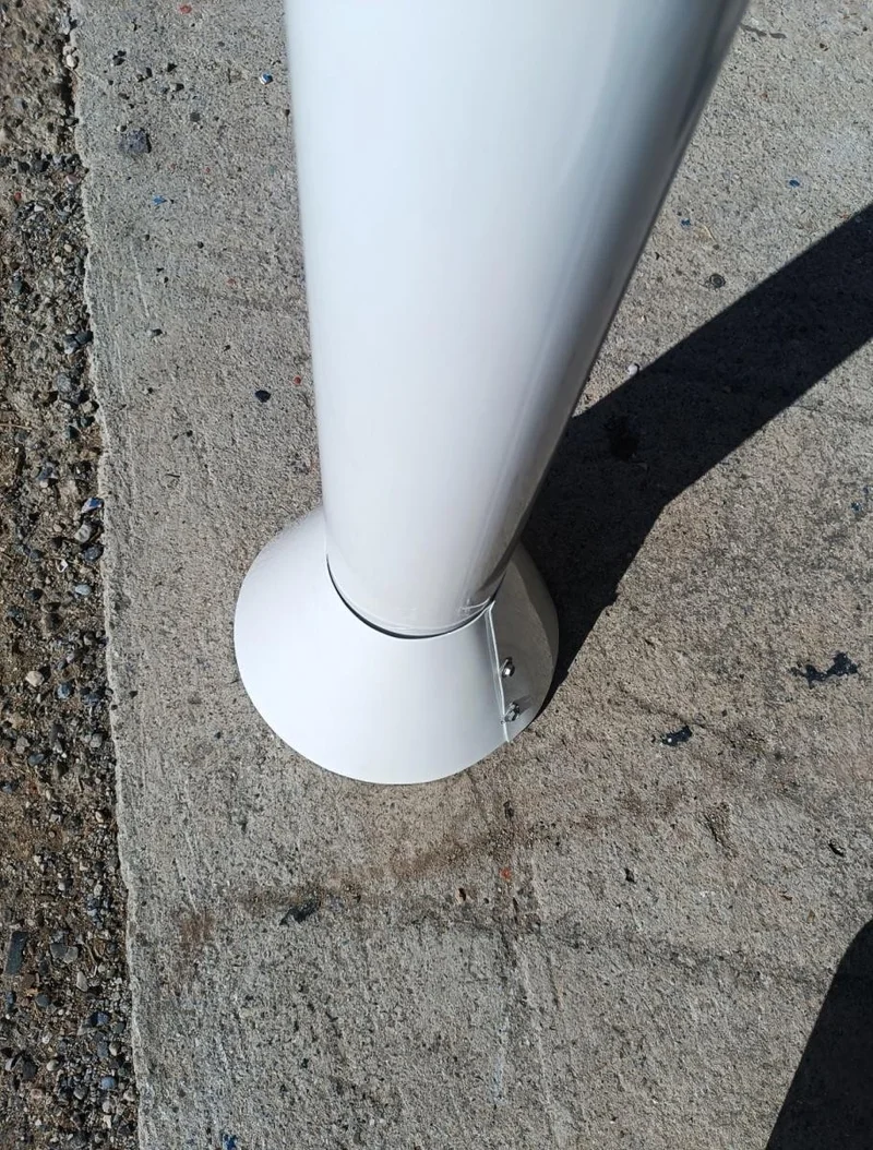 adelinspor Basketball Single Post Basket Bottom Protection Cover Metal 2 Pieces