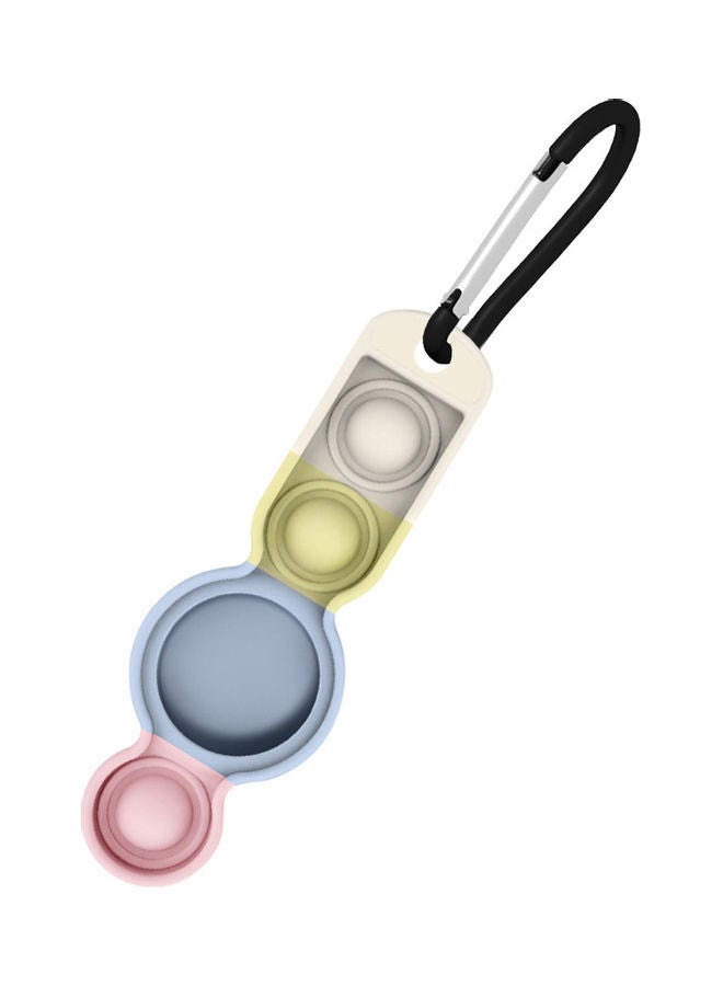 NIBEMINENT Location Tracker Protective Air Tag Case With Keychain Multicolour - Image 2