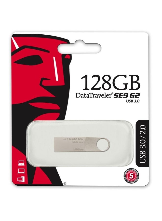 Kingston Kingston DataTraveler SE9 G2 128GB USB 3.0 flash drive: a fast and practical metal-bodied device. - Image 4