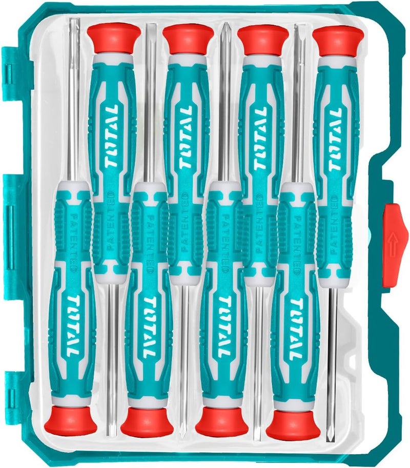 TOTAL Set of 8 Precision Screwdrivers