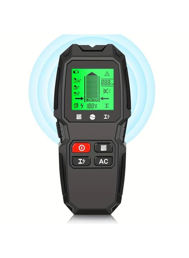 بلاك 5 في 1 ماسح الحائط، كاشف العوارض، كاشف المعادن والخشب بشاشة LCD - Image 1