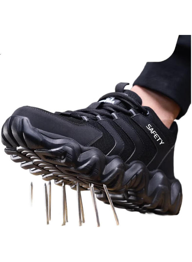 Jingtu Men'S Breathable Steel Toe Cap Puncture-Resistant Lightweight Safety Work Shoes 3073N Size 43 - Image 2