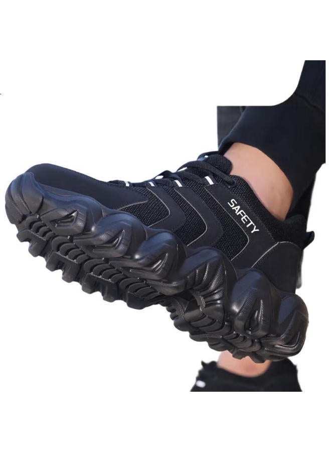 Jingtu Men'S Breathable Steel Toe Cap Puncture-Resistant Lightweight Safety Work Shoes 3073N Size 43 - Image 3