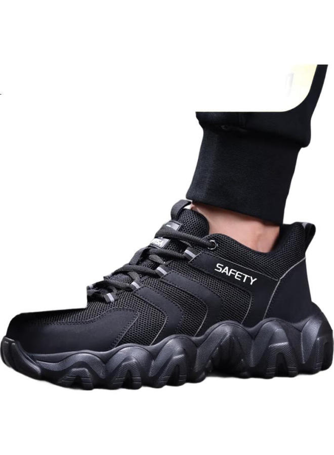 Jingtu Men'S Breathable Steel Toe Cap Puncture-Resistant Lightweight Safety Work Shoes 3073N Size 43 - Image 1