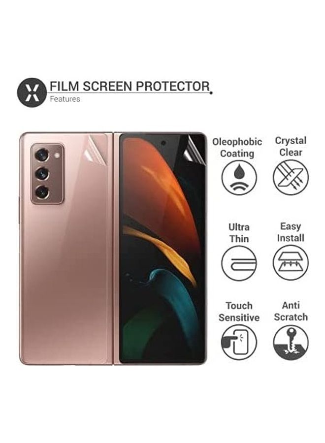NIBEMINENT Screen Protector For Samsung Galaxy Z Fold 2 Clear - Image 2