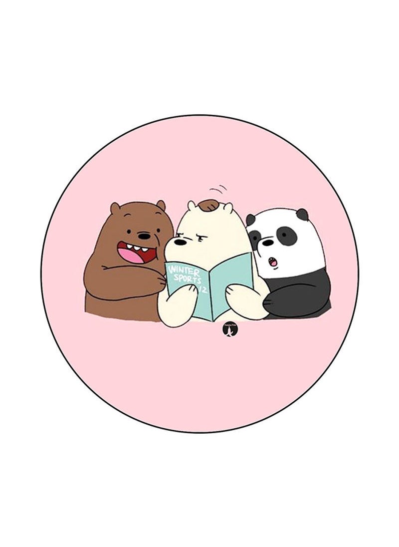RKN We Bare Bears Printed Mouse Pad Multicolour 