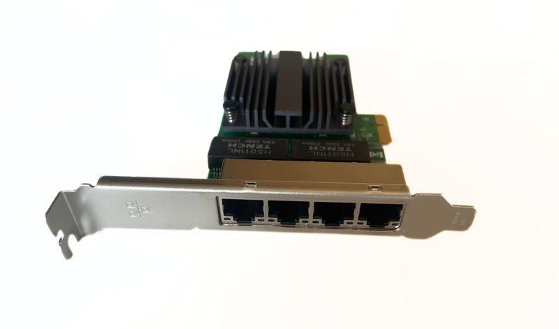 Millennium TECHNOLOGY تقنية الألفية PCI Express (PCIe x1) محول شبكة خادم رباعي المنافذ جيجابت مع شريحة 82571 | بطاقة إيثرنت خادم رباعي المنافذ PCI Express 1000Mbps مع بروفايل منخفض، أسود - Image 5