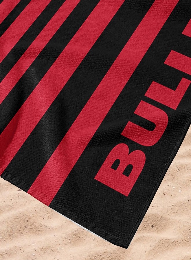 Northwest Georgia Bulldogs NCAA Striped Jacquard Beach Towel 36 x 72 Inches - Image 5