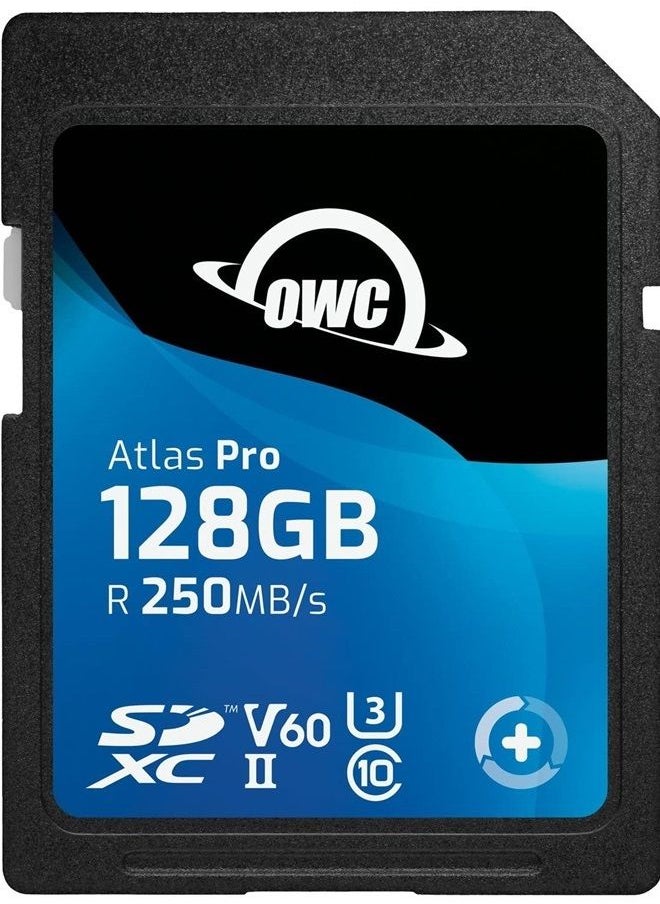 OWC Atlas Pro 128GB SDXC UHS-II V60 Media Card  - Image 1