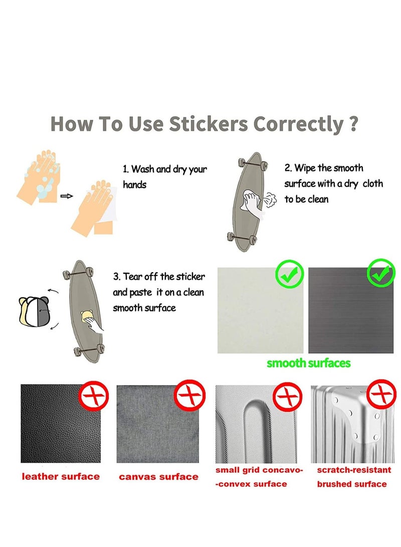 SYOSI Cute Animal Stickers for Kids Cartoon for Water Bottle Laptop Watercolor for Scrapbook Waterproof Vinyl - Image 4