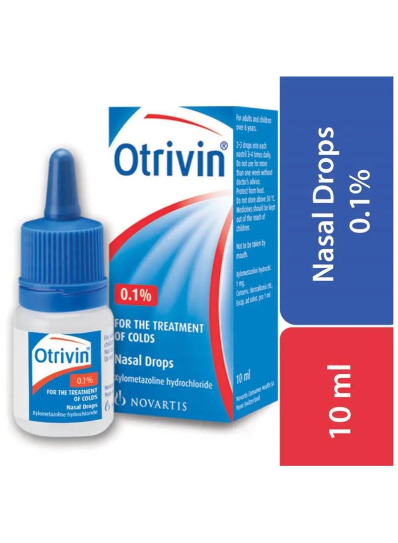 أوتريفين نقط للأنف للكبار 0.1% 10 مل