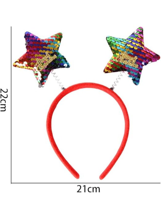 8 قطع - عصابات رأس عيد الميلاد - Image 4