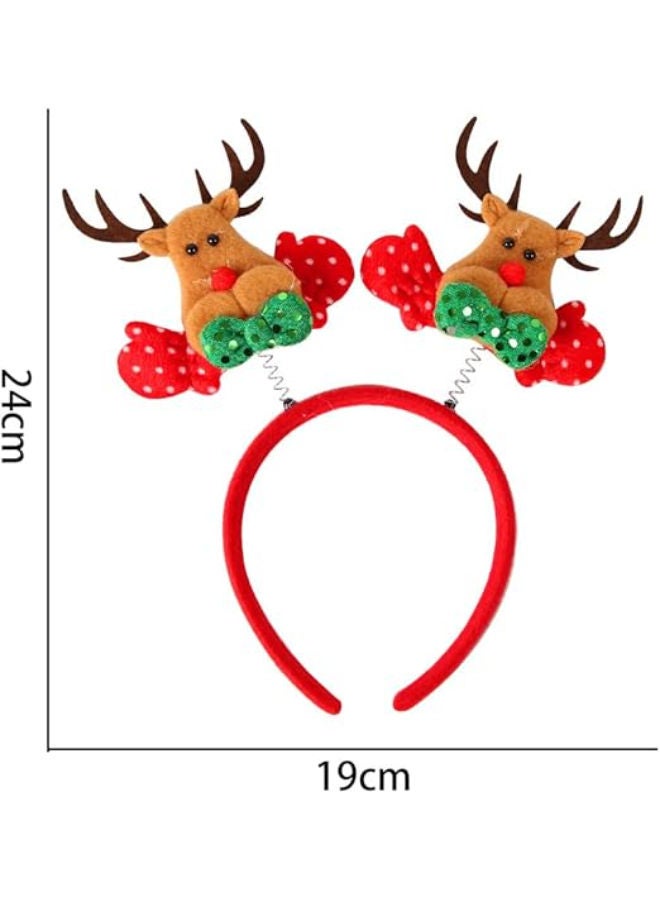 8 قطع - عصابات رأس عيد الميلاد - Image 3