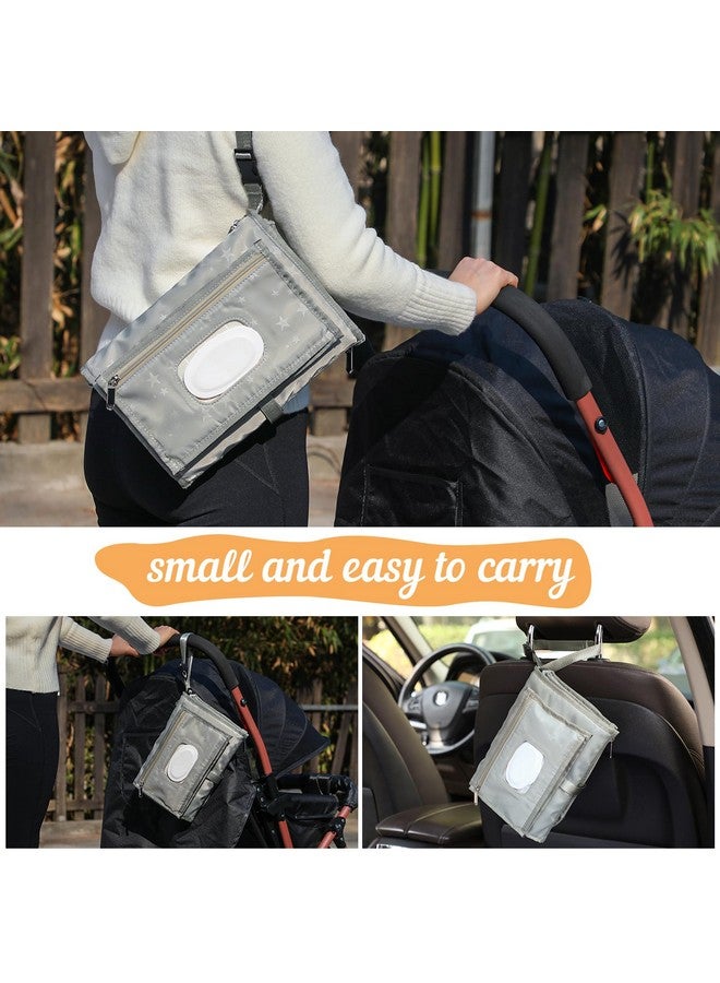 Cateep Portable Baby Diaper Changing Pad Smart Organized Diaper Changing Travel Bag with Wipe Dispenser and Waste Bag Dispenser. Infant Gift - Image 3